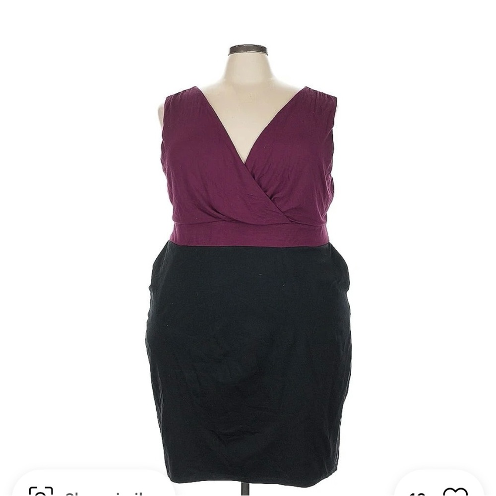 Torrid Purple and Black cocktail dress